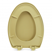 Bemis 1200SLOWT (Harvest Gold) Premium Plastic Soft-Close Elongated Toilet Seat Bemis